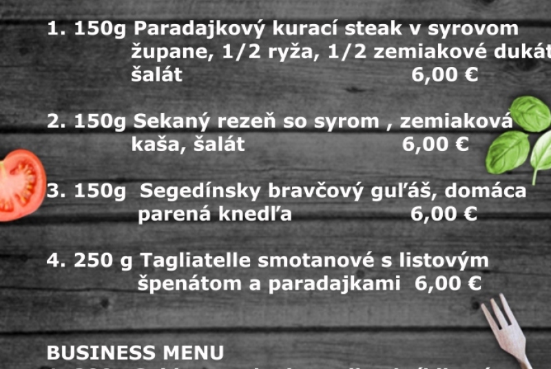 Denné menu